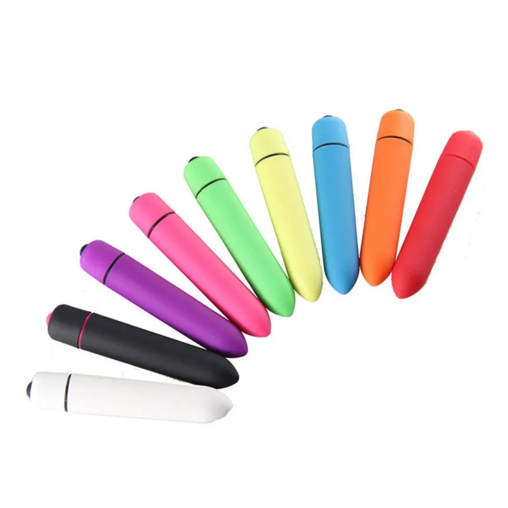 10-Speed Bullet Vibrator, 10 Colours