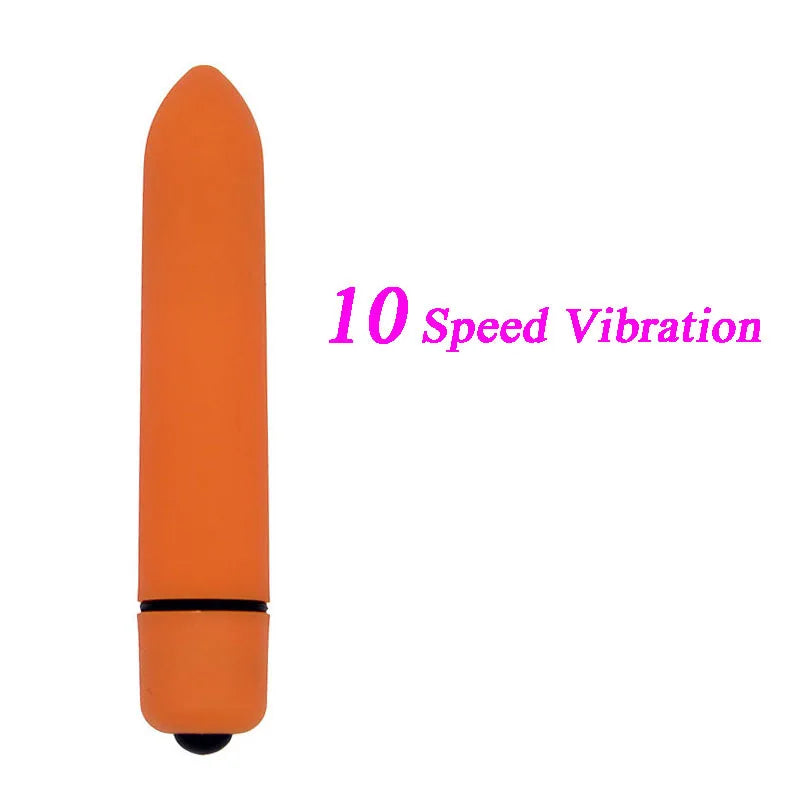 10-Speed Bullet Vibrator, 10 Colours