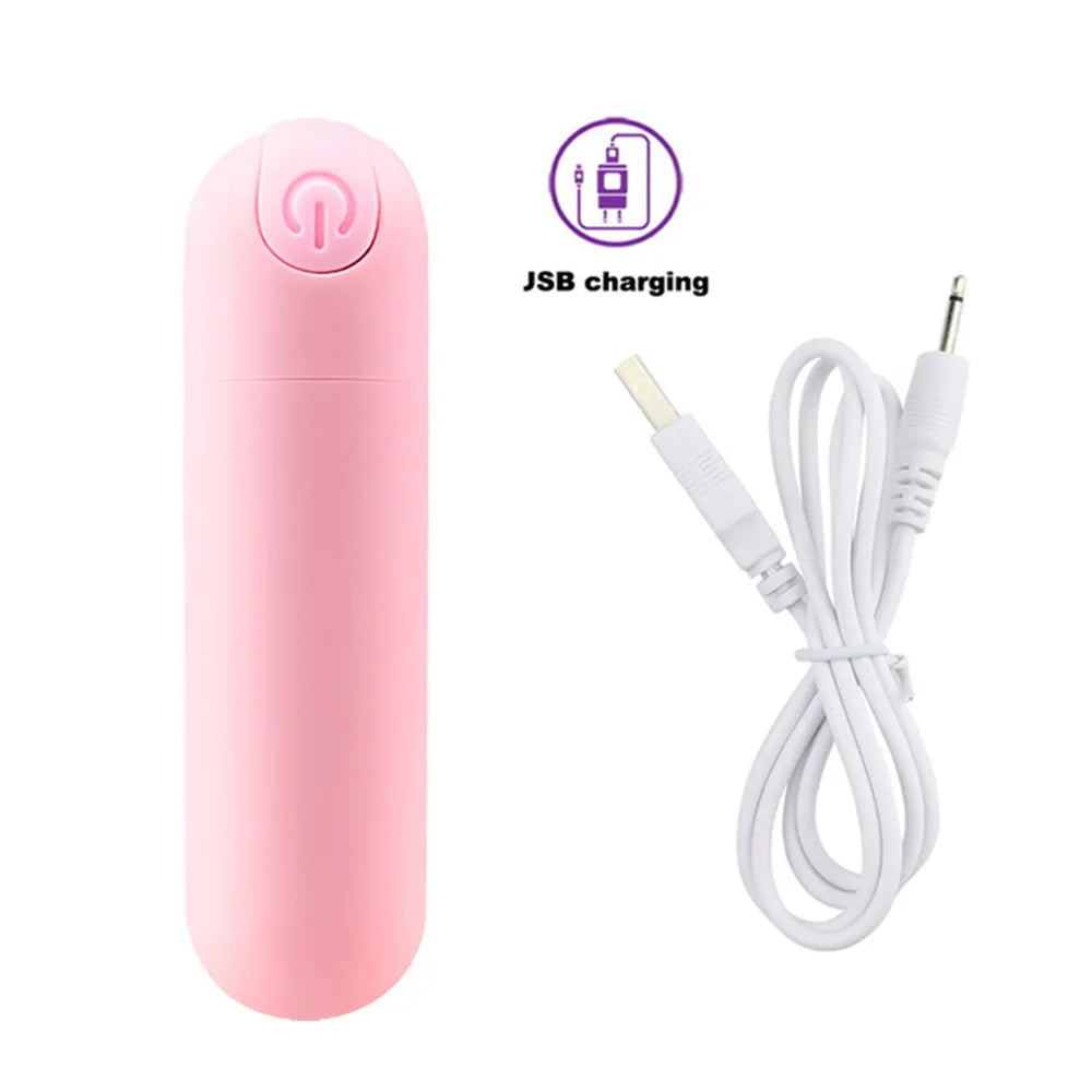 Mini Bullet Vibrator, 10 Speeds, 9 Colours