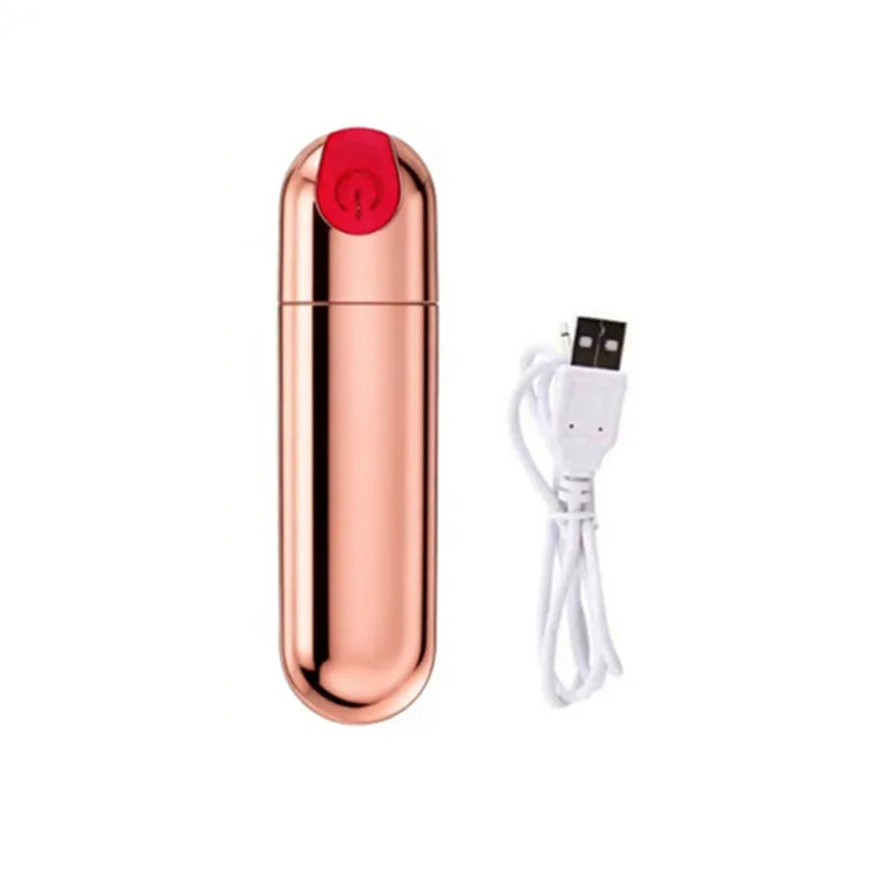 Mini Bullet Vibrator, 10 Speeds, 9 Colours