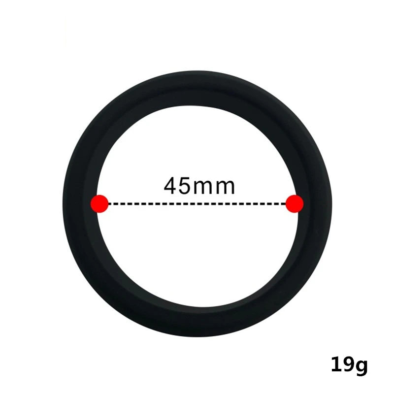 Silicone Beaded Cock Rings, 26 to 57mm or 6-Piece Set