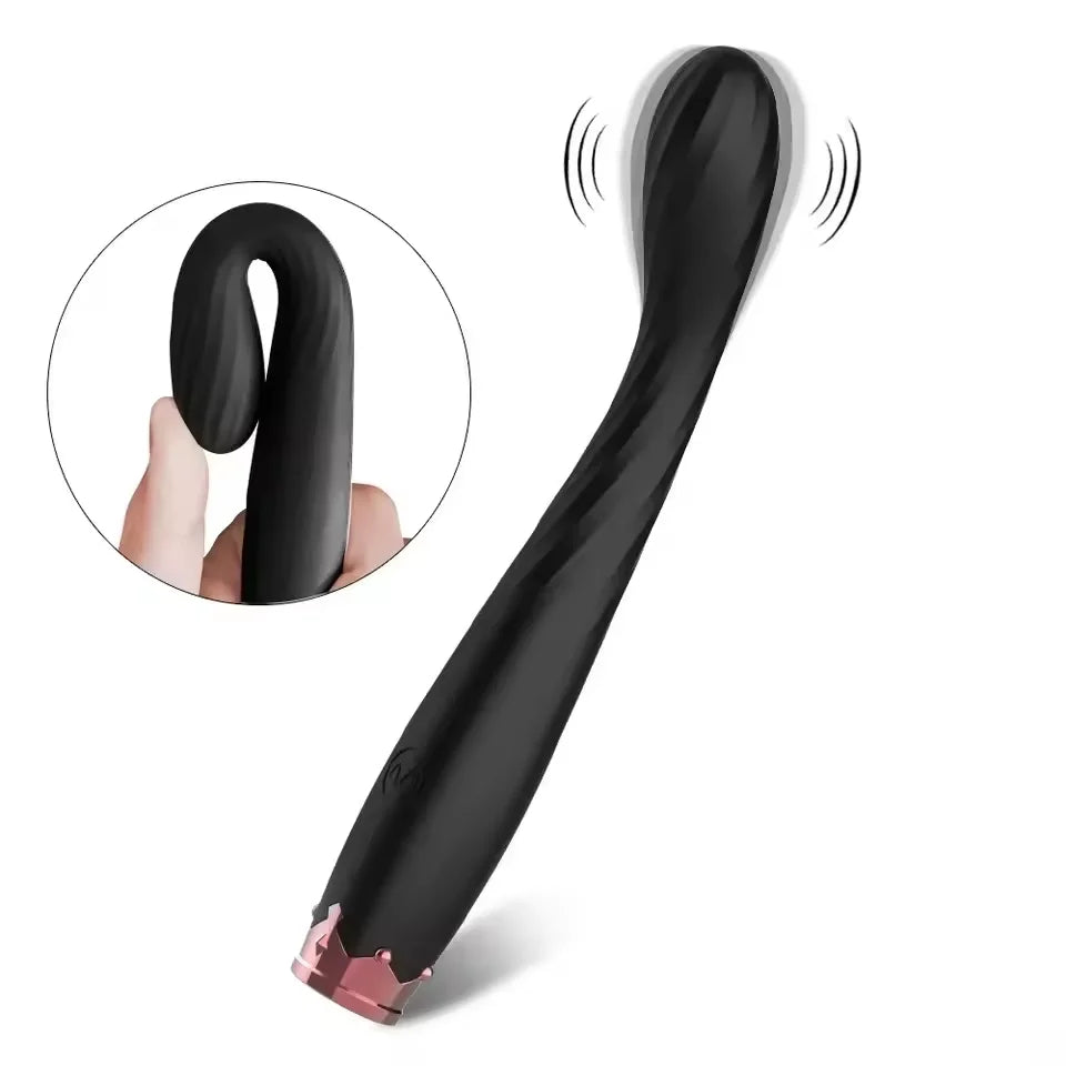 Slim Curved G-Spot Vibrator, USB Rechargeable