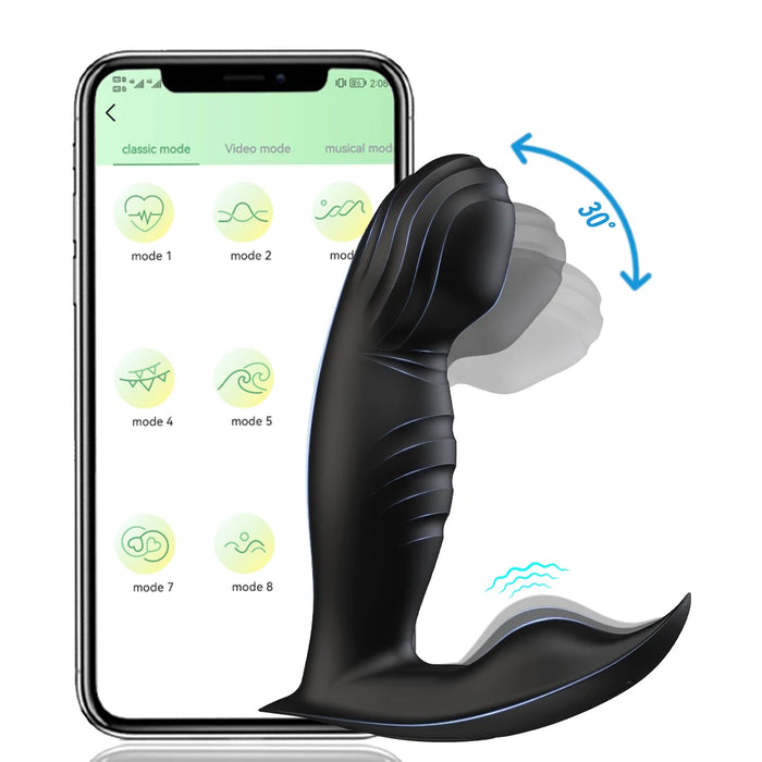 App Controlled Wiggling Prostate Massager