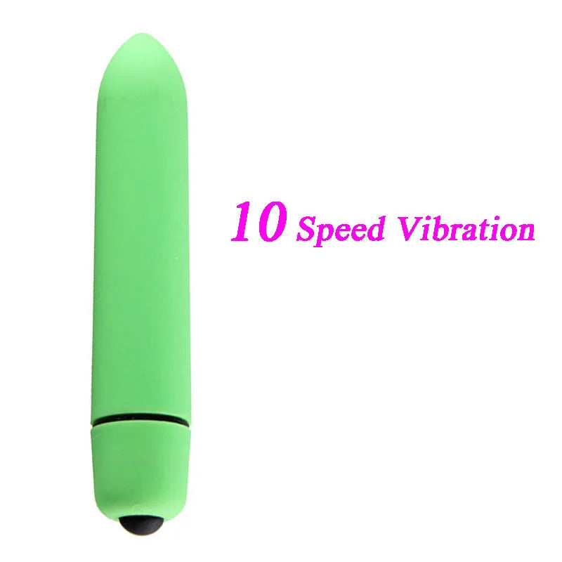 10-Speed Bullet Vibrator, 10 Colours