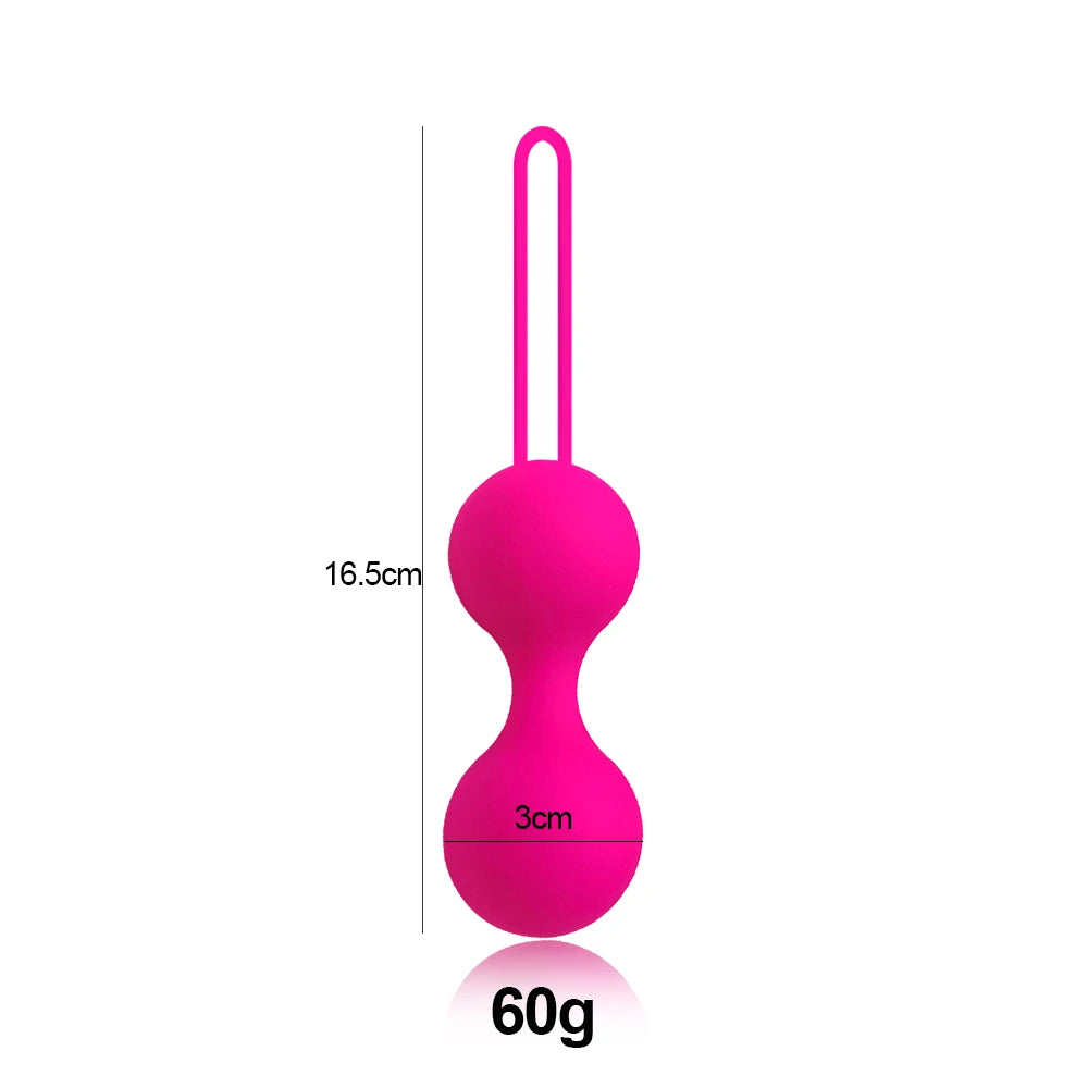 Silicone Kegel Balls, Graduated Sizes
