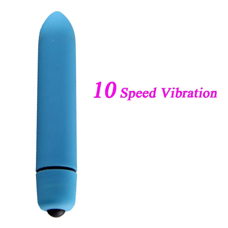 10-Speed Bullet Vibrator, 10 Colours