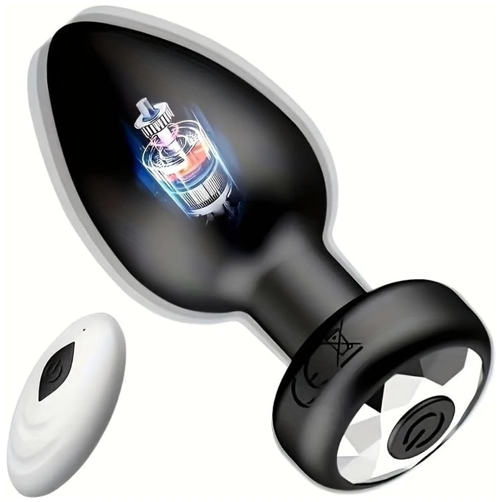 Vibrating Butt Plug, Remote or App Control, 10 Modes