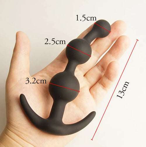 Silicone Anal Beads, 3 to 6 Beads