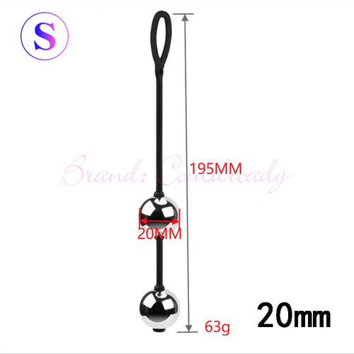 Stainless Steel Kegel Ben Wa Balls, 20 to 30mm, 2 or 3 Ball
