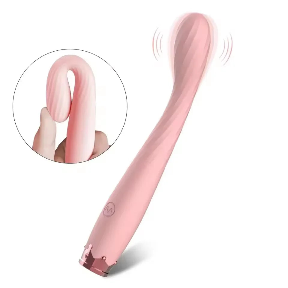 Slim Curved G-Spot Vibrator, USB Rechargeable