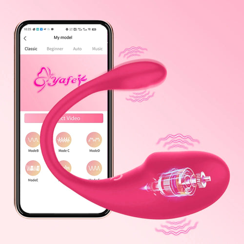 Bluetooth Wearable Egg Vibrator, App Control