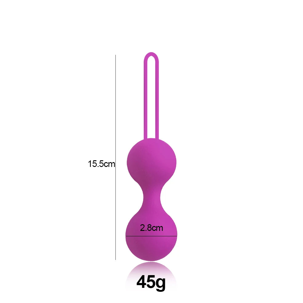 Silicone Kegel Balls, Graduated Sizes