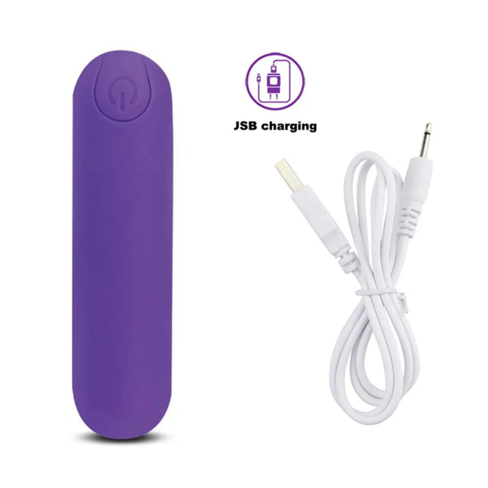 Mini Bullet Vibrator, 10 Speeds, 9 Colours