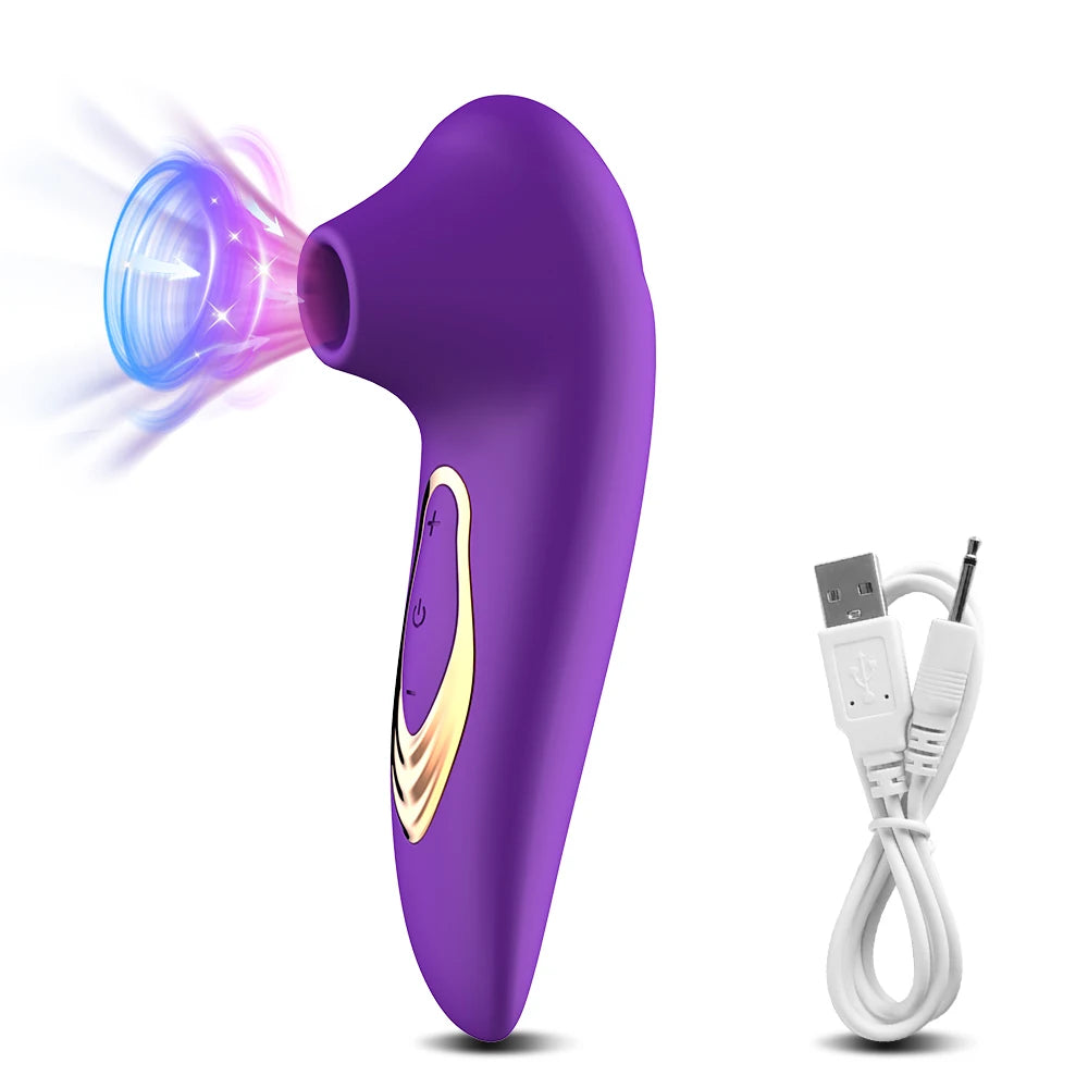Oral Sucking Clitoral Vibrator, Battery Powered