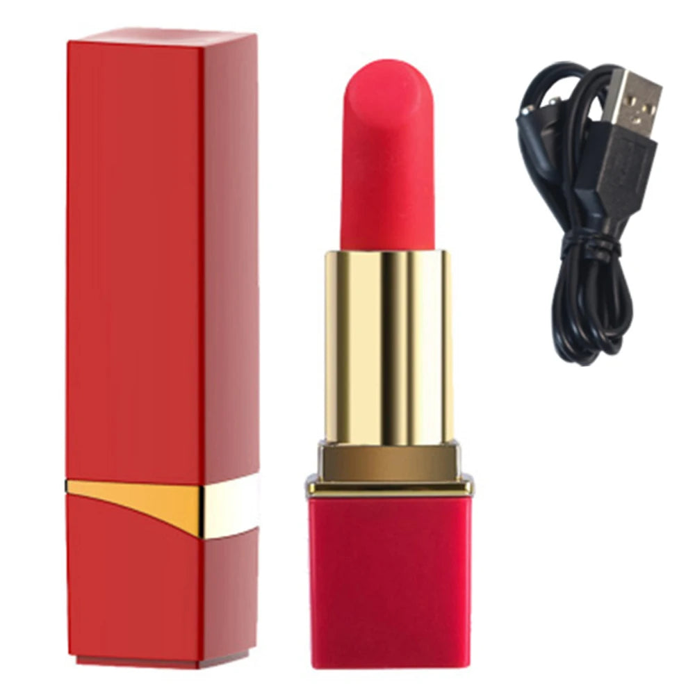 Silicone Lipstick Bullet Vibrator, Battery or Rechargeable