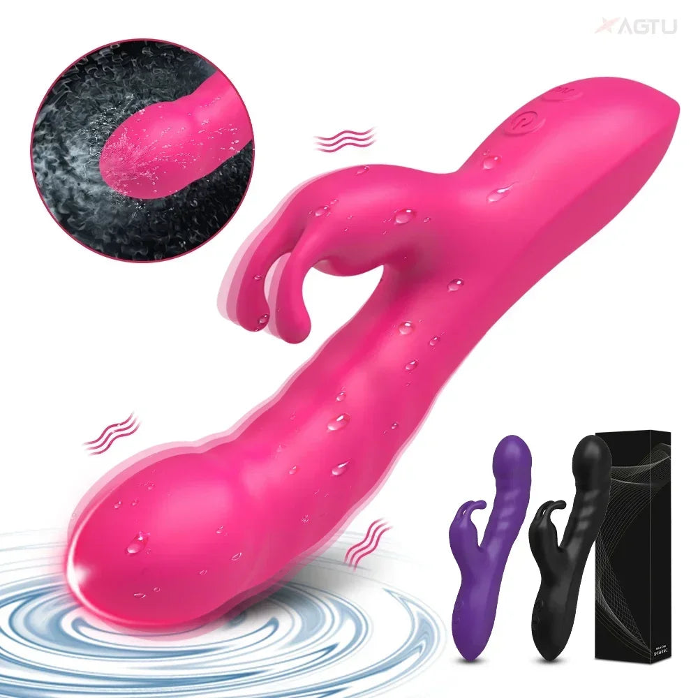 Dual-Action Rabbit Vibrator, 10 Modes