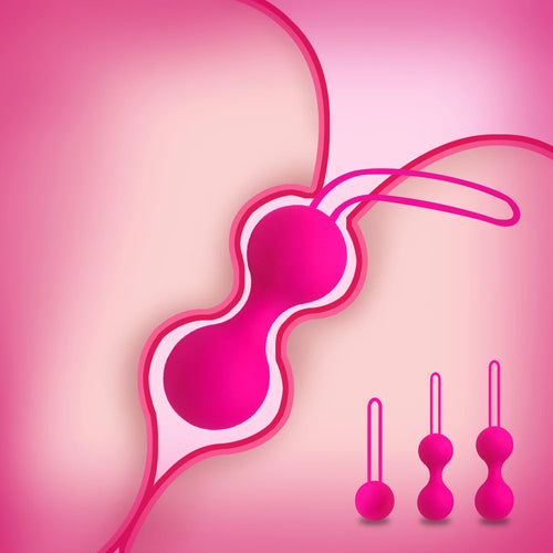 Silicone Kegel Balls, Graduated Sizes