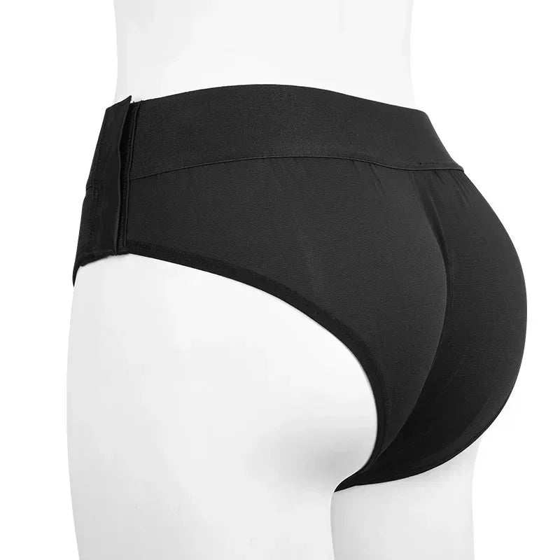 Wearable Strap-On Panties Set, Black