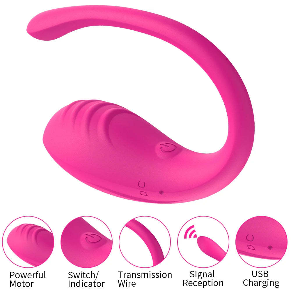 Wearable Vibrating Egg, 9 Modes, USB Rechargeable