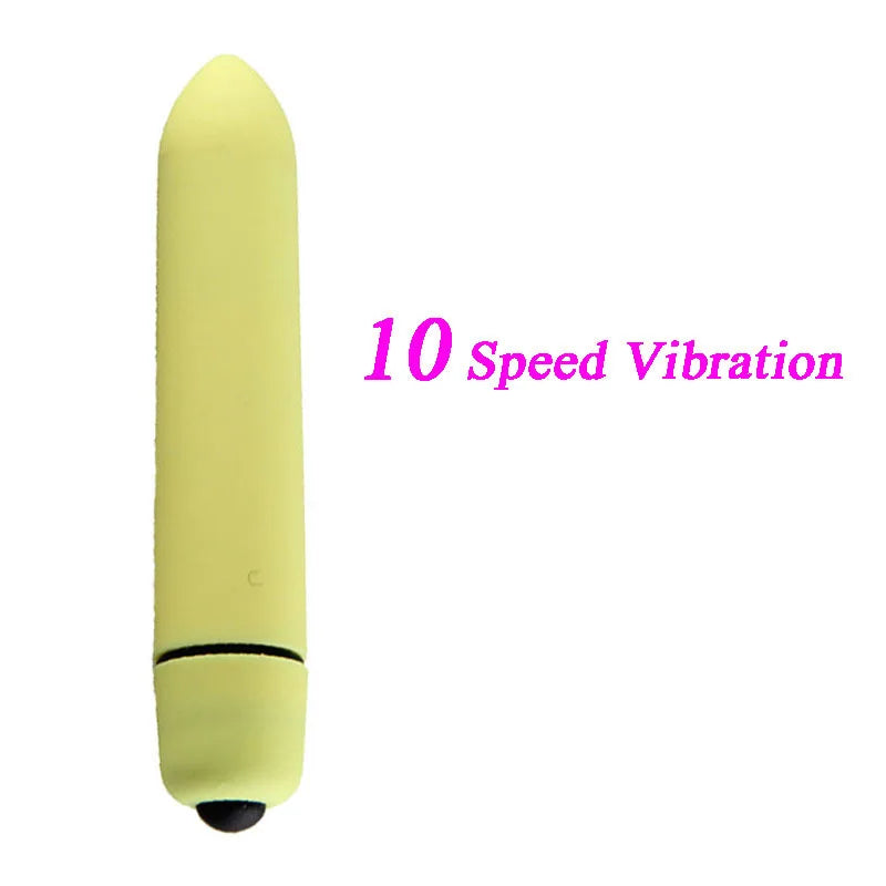 10-Speed Bullet Vibrator, 10 Colours