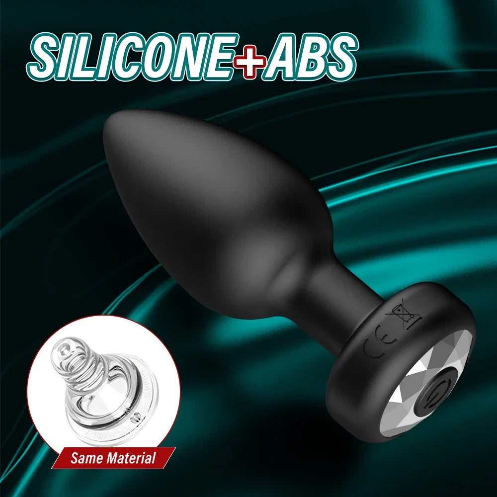 Vibrating Butt Plug, App or Remote, USB Rechargeable