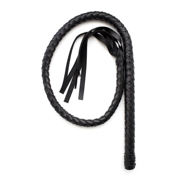 Sky Blue PU Leather Spanking Paddle Whip