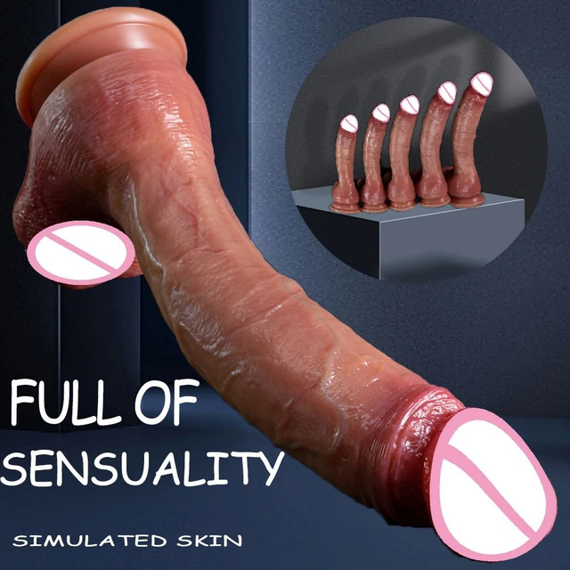 Oversized Realistic Silicone Dildo with Suction Cup