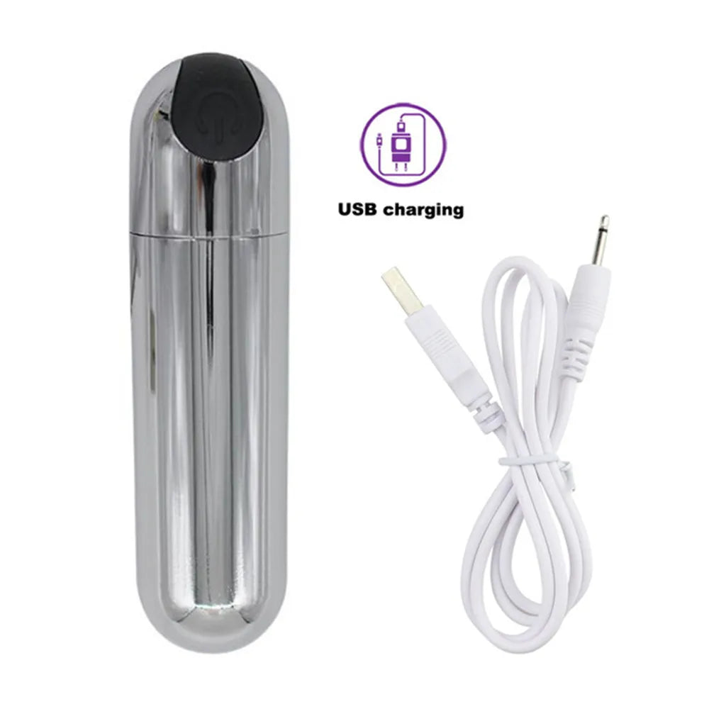 Mini Bullet Vibrator, 10 Speeds, 9 Colours