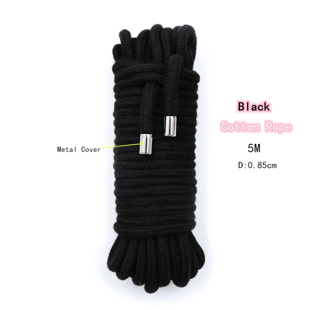 Soft Cotton Bondage Rope, 5m or 10m