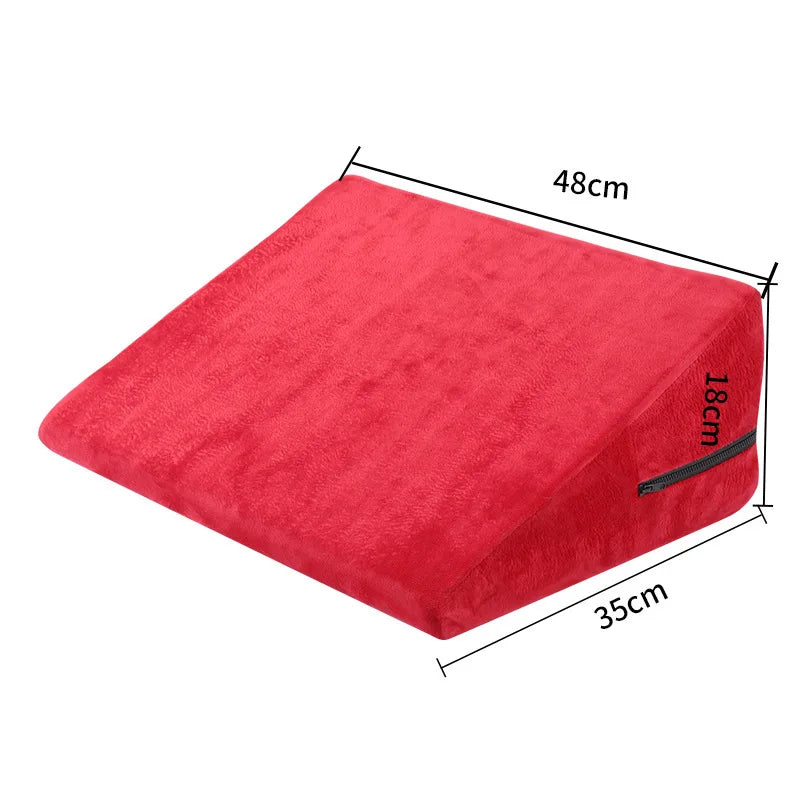 Sex Position Cushion Wedge, Nylon Cover, 3 Colours