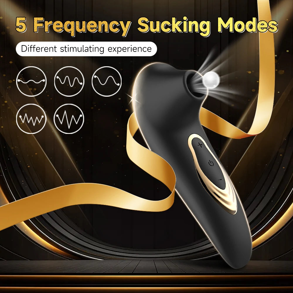 Rechargeable Clitoral Suction Stimulator, 5 Modes
