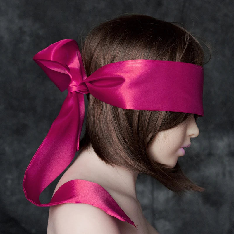 Satin Blindfold Eye Mask, 10 Colours