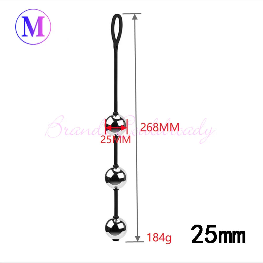 Stainless Steel Kegel Ben Wa Balls, 20 to 30mm, 2 or 3 Ball