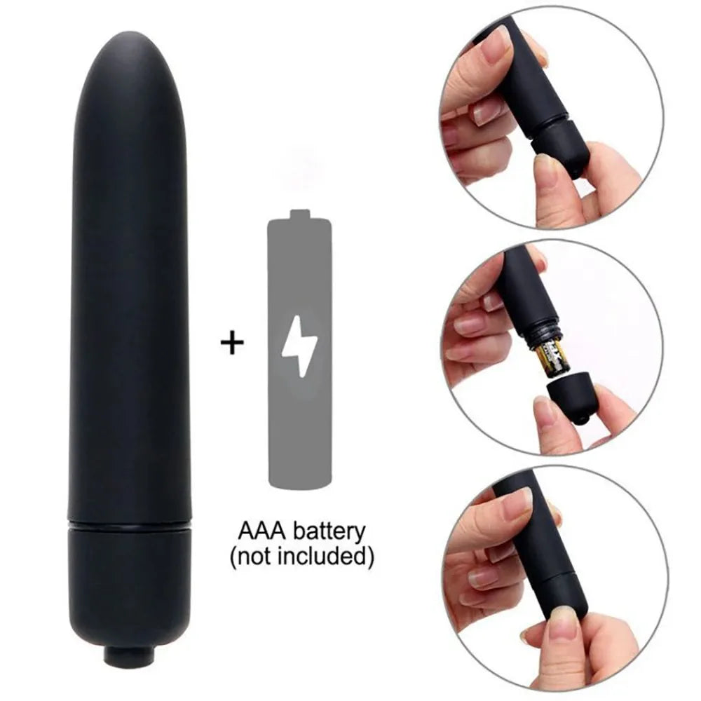 10-Speed Bullet Vibrator, 10 Colours