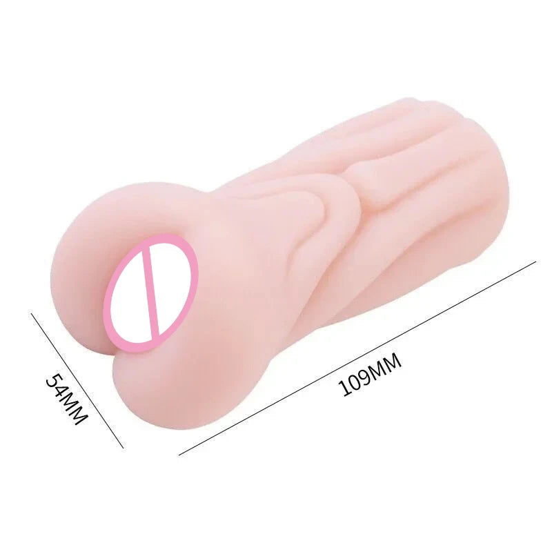 Silicone Pocket Masturbator Cup, Anal, Vaginal or Mouth Style