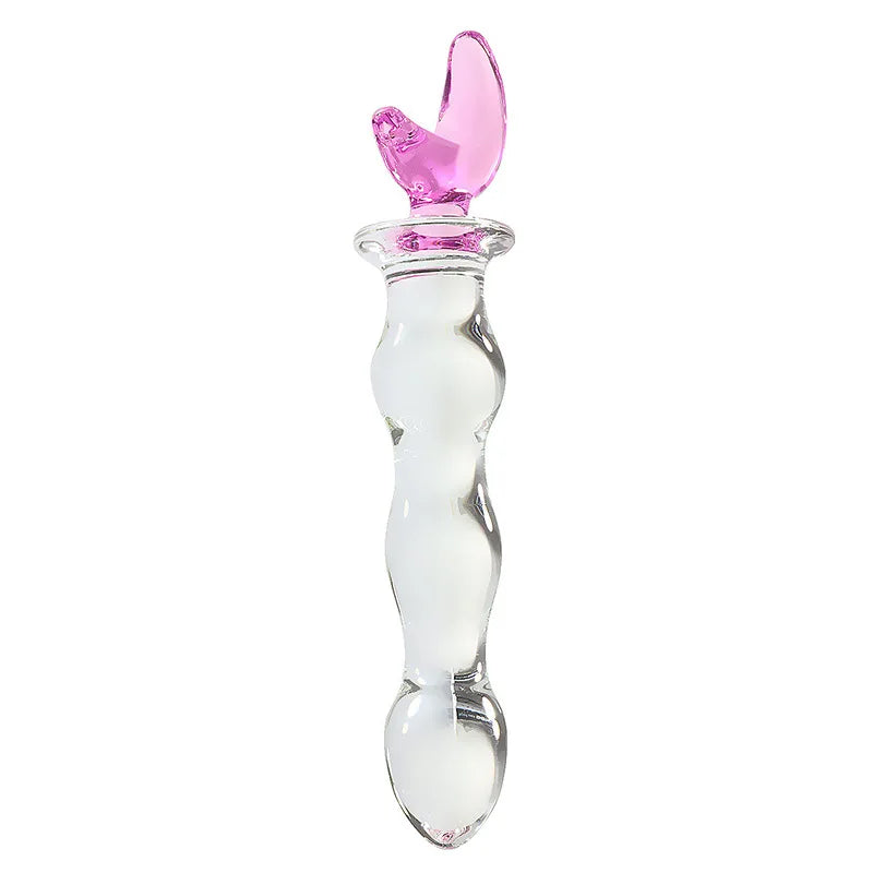 Glass Butt Plug, Star, Moon, Heart or Cat Shape