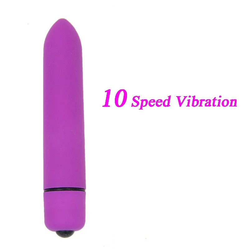 10-Speed Bullet Vibrator, 10 Colours