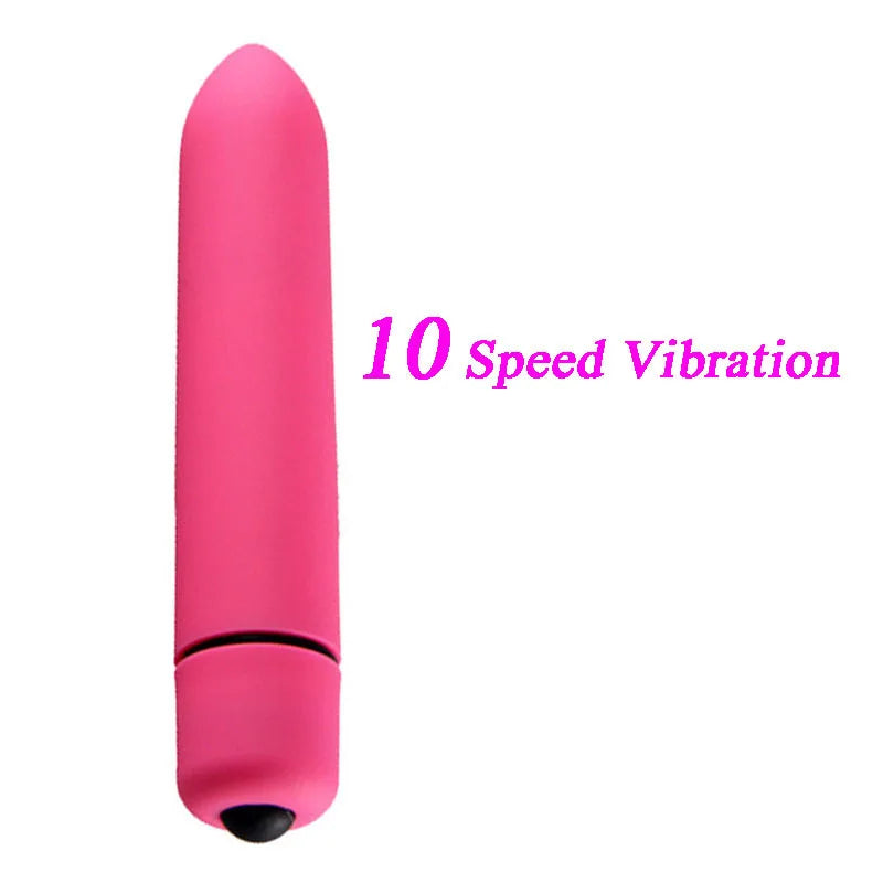 10-Speed Bullet Vibrator, 10 Colours