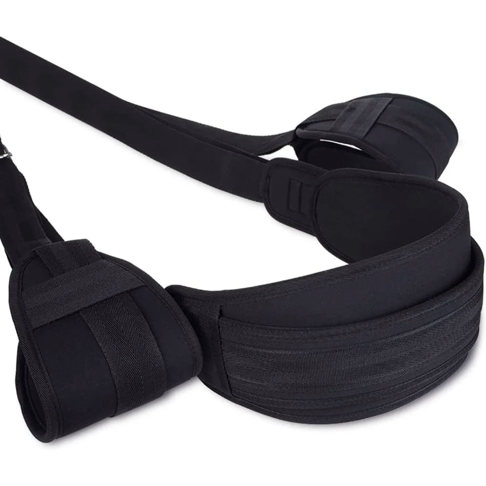 Over-the-Door Sex Swing with Adjustable Straps, Black
