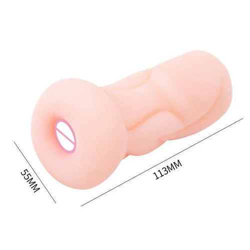 Silicone Pocket Masturbator Cup, Anal, Vaginal or Mouth Style