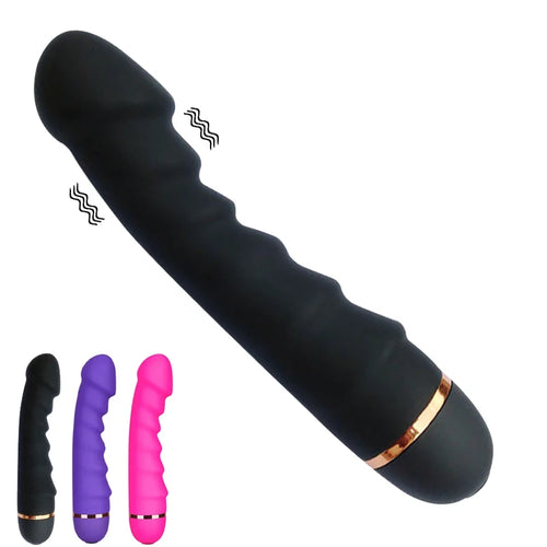 Silicone Vibrating Dildo, 20 Modes