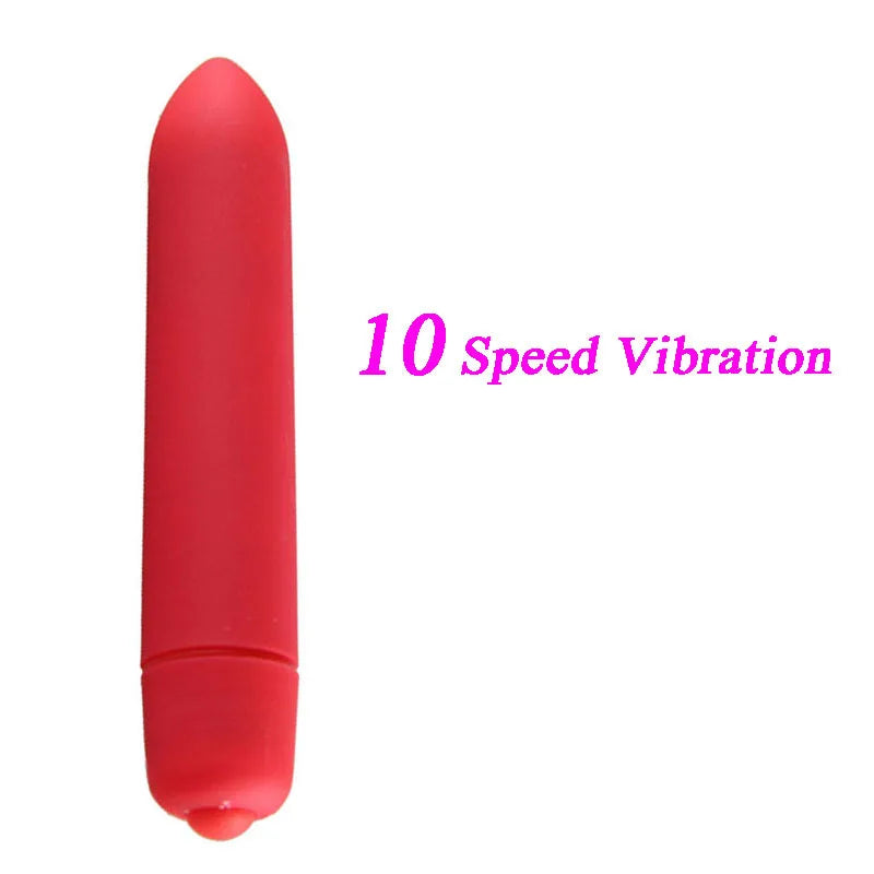 10-Speed Bullet Vibrator, 10 Colours