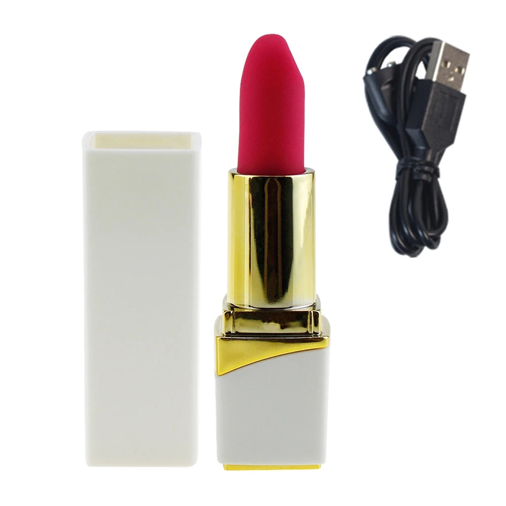 Silicone Lipstick Bullet Vibrator, Battery or Rechargeable