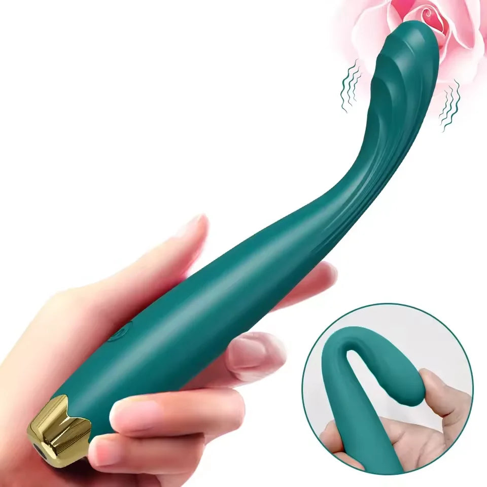 Slim Curved G-Spot Vibrator, USB Rechargeable