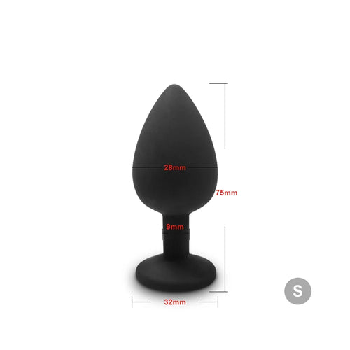 Soft Silicone Anal Plug, Beginner Sizes