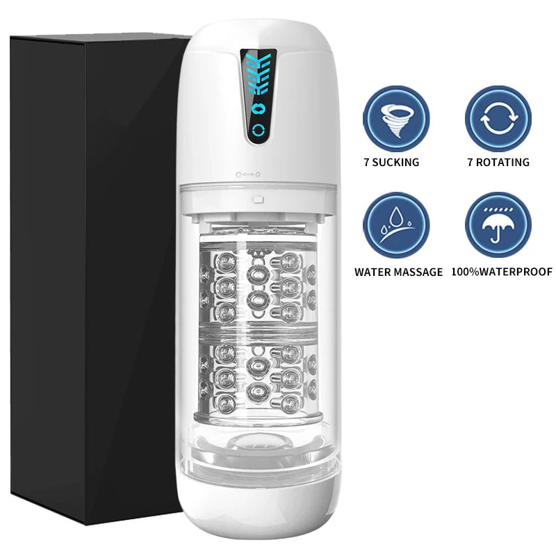 Automatic Thrusting and Rotating Male Masturbator