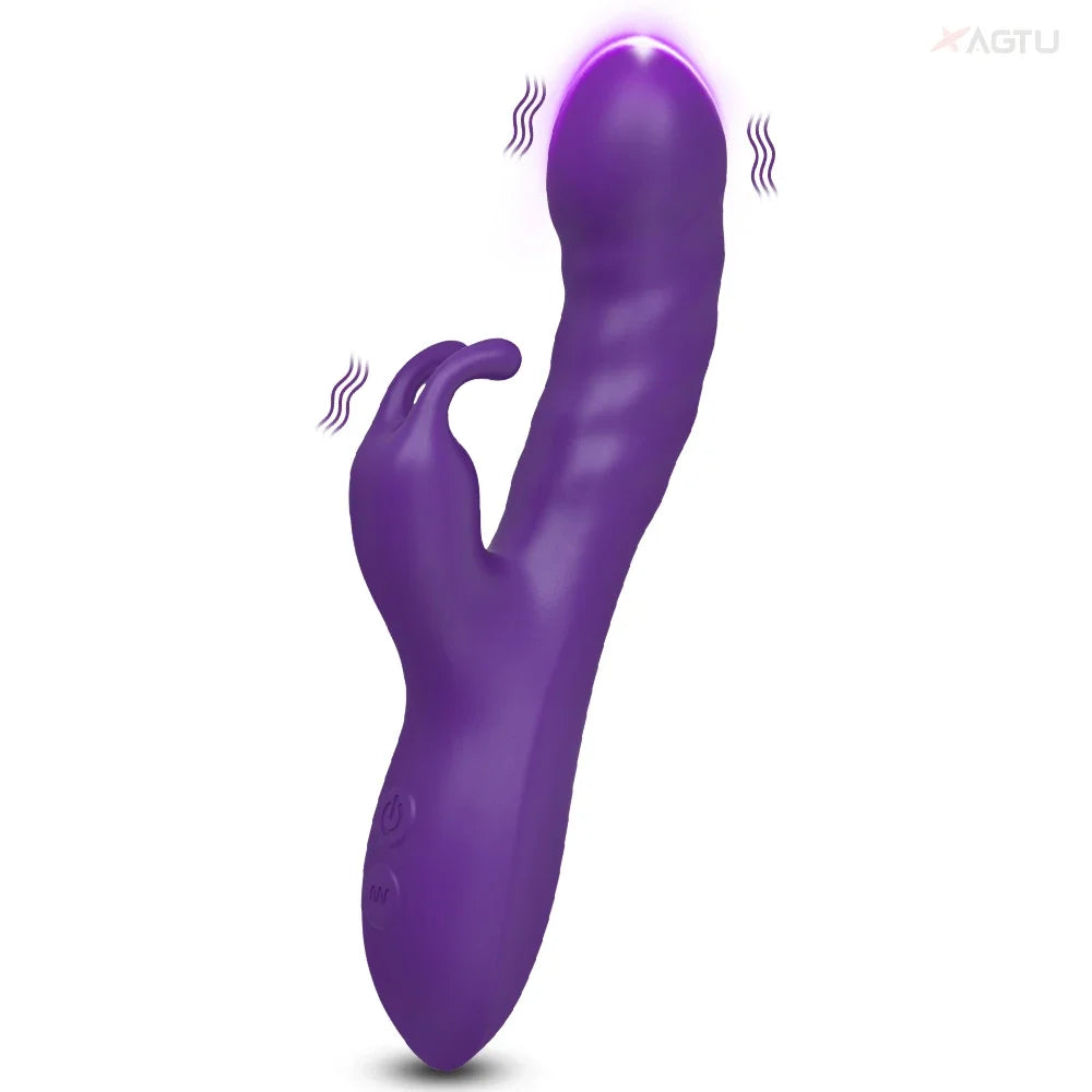 Dual-Action Rabbit Vibrator, 10 Modes