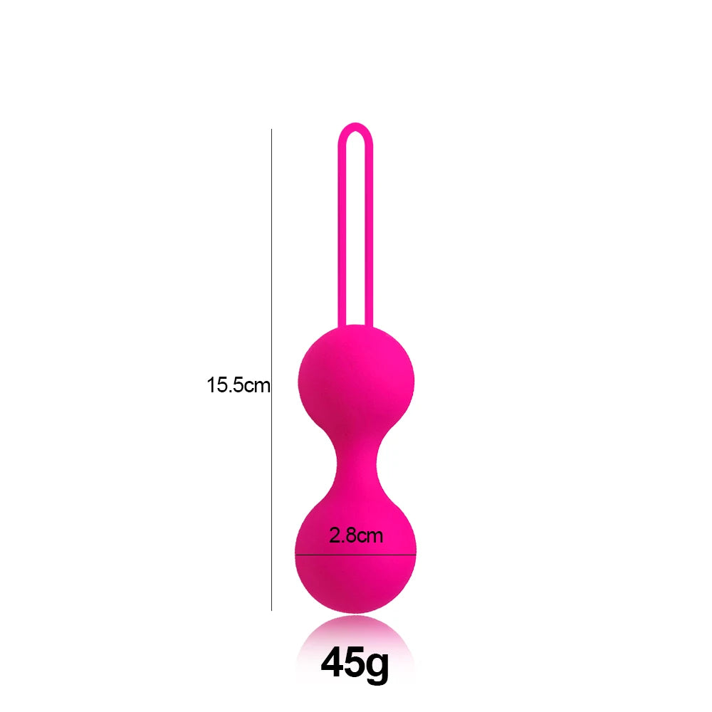 Silicone Kegel Balls, Graduated Sizes