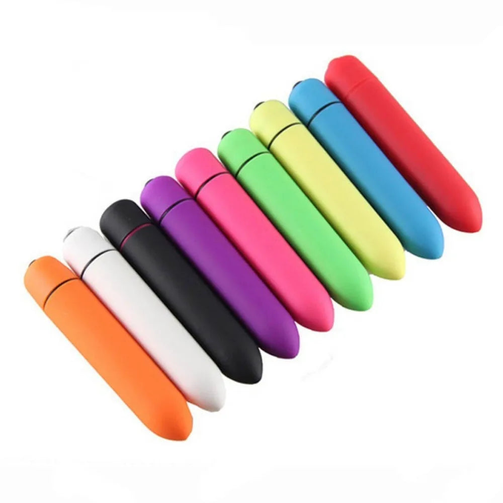 10-Speed Bullet Vibrator, 10 Colours