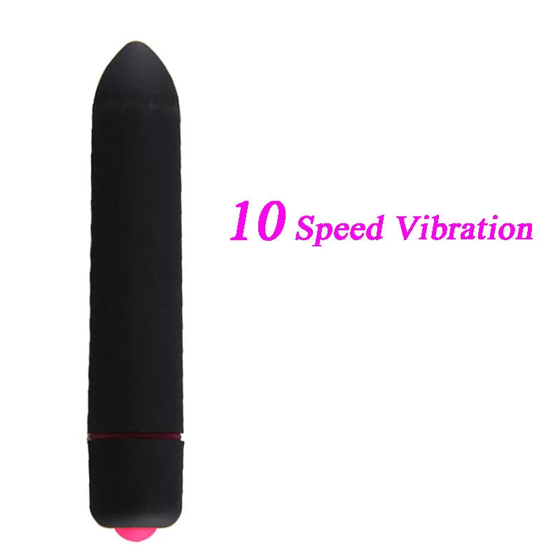 10-Speed Bullet Vibrator, 10 Colours